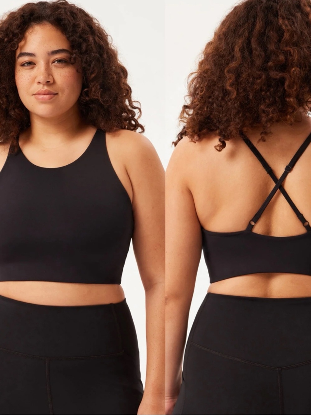 Girlfriend Collective Topanga Halter Bra